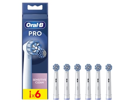 Recambio de Cepillo Eléctrico ORAL B Sensitive 6Un