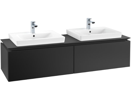Mueble de tocador Villeroy &amp Boch Legato B676 1600x380x500mm 2 lavabos