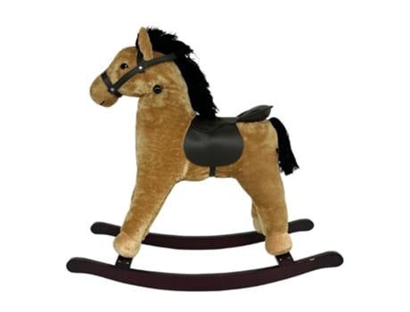 BergHOFF Caballo balancín con Sillín (gran) - Marrón BERGHOFFTOYS