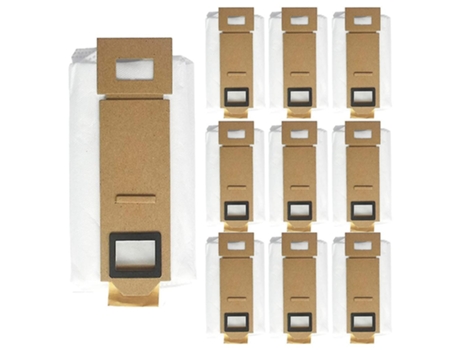 Pacote com 10 sacos de pó acessórios para xiaomi roborock t7s t7plus t7s plus