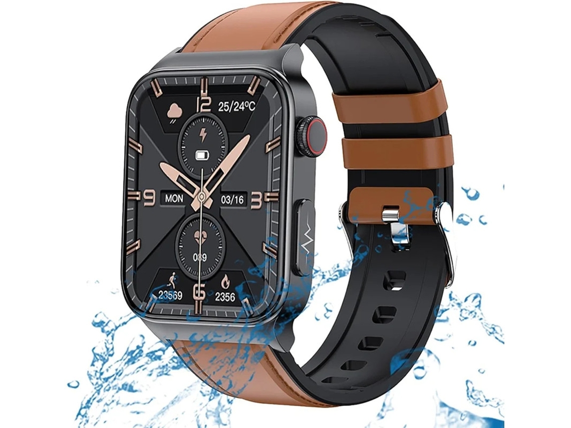 Reloj inteligente Yizhood para hombre y mujer, IP67, Bluetooth, llamadas, pantalla táctil de 1,92 pulgadas, monitor de frecuencia cardíaca