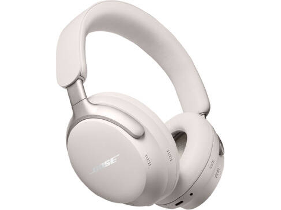 Auriculares Bluetooth BOSE QC Ultra (Over Ear - Micrófono - Noise Cancelling - Blanco)