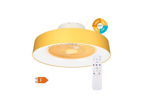 Ventilador de techo Box Fan con mando 22' CCT regulable Beige GSC