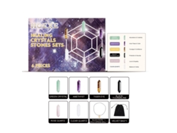 Conjunto de cristales hexagonales para la sanación