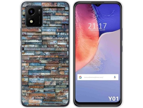 Carcasa Vivo Y01 TUMUNDOSMARTPHONE Dibujos Ladrillo 05 Multicolor