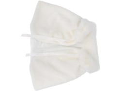 Xale Branco Inverno para Casamentos, Estilo Refinado, Tamanho Único 36-43 cm, Tecido Macio E