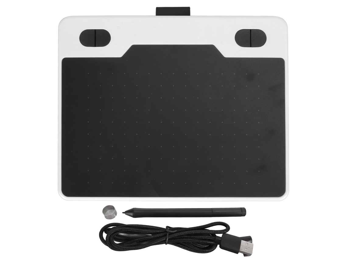 Tableta Gráfica Digital Con 8192 Niveles De Presión, 233 Pps, 5080 Lpi Y Teclas Personalizables.