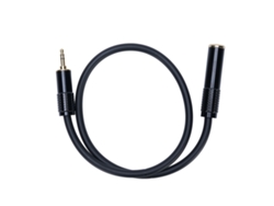 Cable estéreo (convertidor de conector hembra de 6,35 mm a conector macho de 3,5 mm)