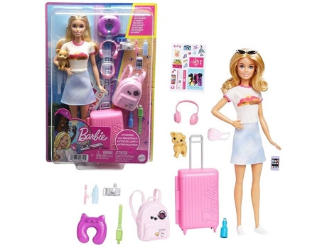 Barbie BARBIE Vamonos De Viaje Malibu 2.0 (Edad Mínima Recomendada: 3años)