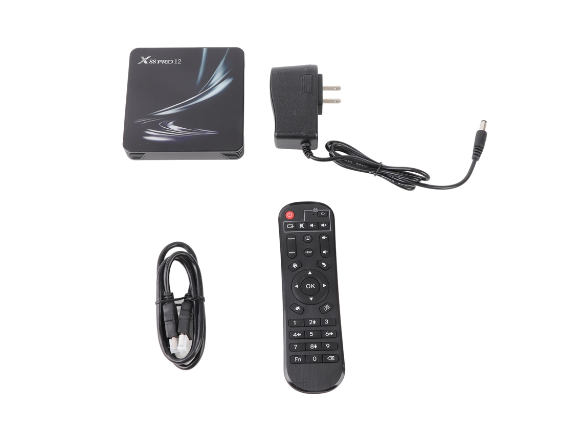 Caja De Tv Inteligente Android 12.0 Reproductor De Medios Uhd 4k Chipset Rk3318 Wifi 2.4g/5g Bt5.0