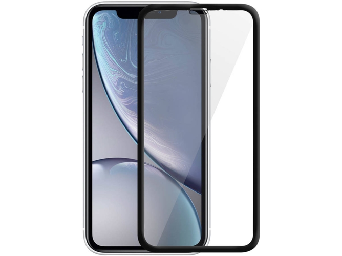Protector de Cristal Templado AVIZAR 9H iPhone XR Negro