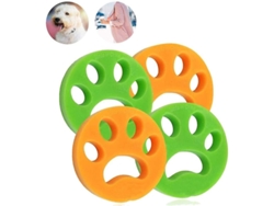 Paquete De 4 Quitapelos Para Mascotas Para Lavadora Y Secadora: Elimina El Pelo Y La Suciedad De La Ropa.