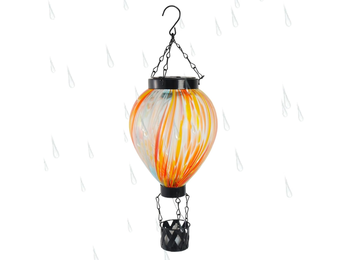 Luces Solares Para Exteriores Con Forma De Globo Aerostático | Luces Decorativas Para Jardín