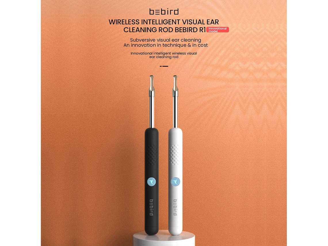 Bebird R1 Otoscópio Visual Inteligente Sem Fio Com Câmera Hd 3mp 4.5mm Para Limpeza De Cera De Ouvido