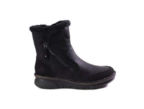 Botas RIEKER 7337100 Mujer (Negro - Material Sintético -38)