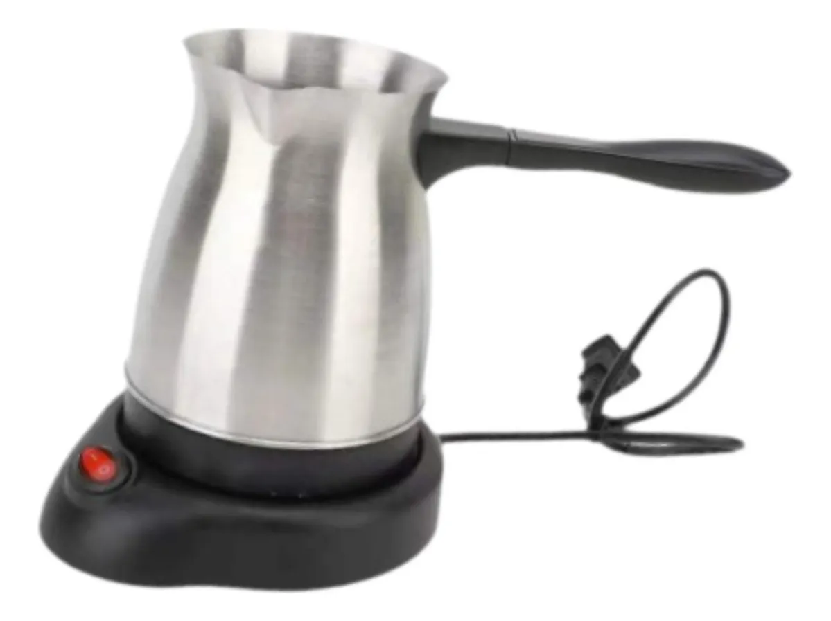 Cafetera turca eléctrica, tetera de acero inoxidable Comvayotoy