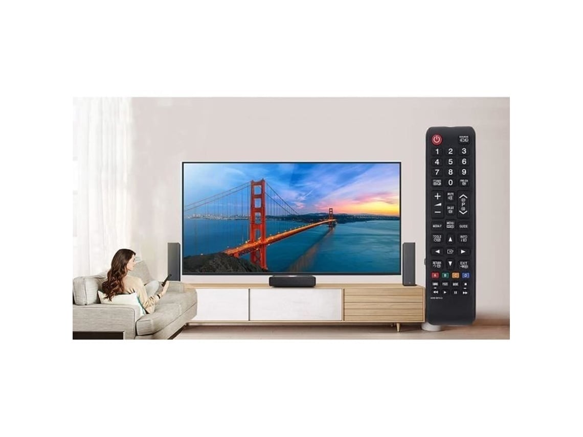 Peça De Substituição Compatível Com O Controle Remoto Samsung Aa59-00741a, Para Tvs Inteligentes Samsung.