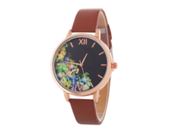 Reloj De Pulsera De Cuarzo Informal Para Mujer Con Esfera Redonda Y Correa De Malla De Aleación (azul)