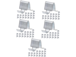 100 Clips De Soporte Para Estantes, Accesorios De Almacenamiento Para Armarios