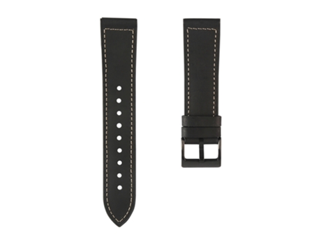 Correa de reloj inteligente para Samsung Galaxy Watch 3 41 mm TPU + Correa de cuero (Negro)