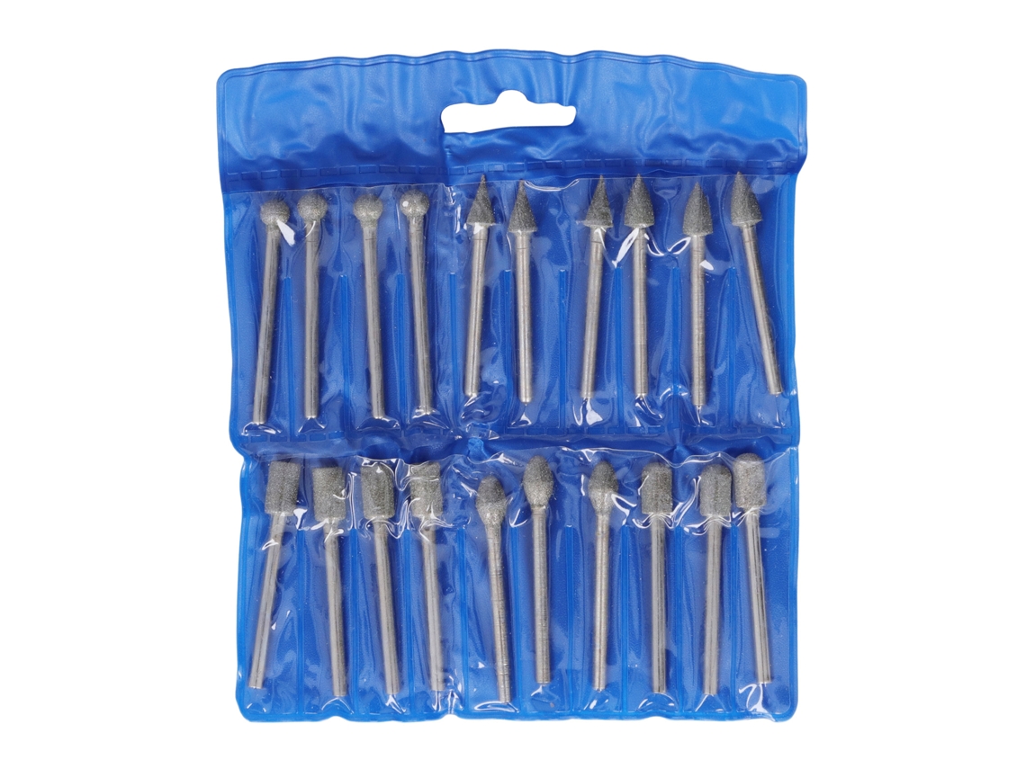 Juego De 20 Brocas De Esmerilado Con Vástago Universal De 1/8 De Pulgada Para Pulido Y Grabado En Proyectos De Bricolaje.