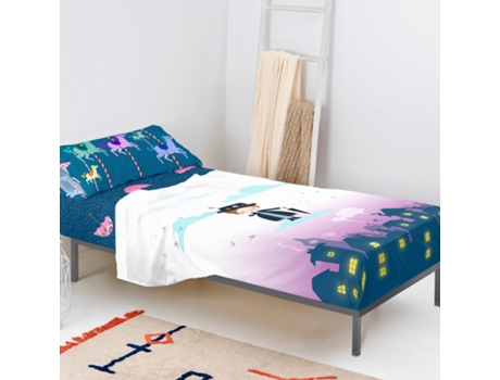Juego de Sábana HAPPYFRIDAY Nanny Cama 105 (180x270 cm)