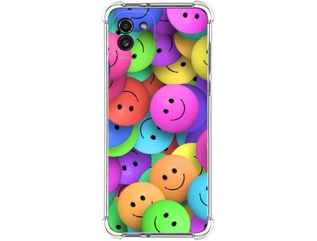 Carcasa para Samsung Galaxy A03 TUMUNDOSMARTPHONE Dibujos Antigolpes Smile Multicolor
