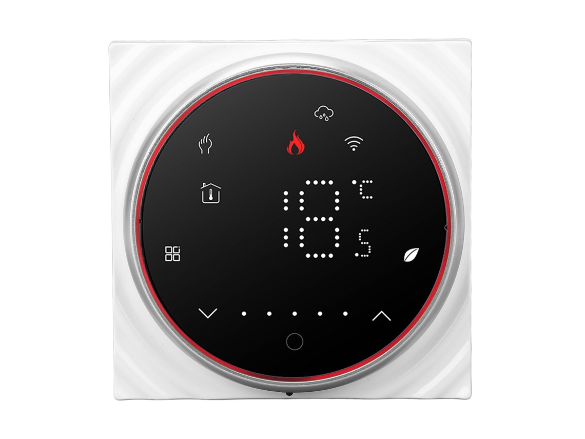 Termostato Inteligente Para Hogar Con Pantalla Led Programable Controlador De Calefacción De Suelo 95-240v Negro