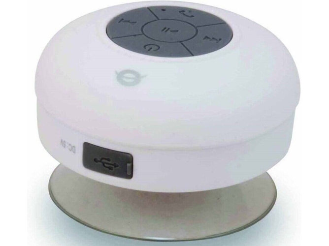 Altavoz Bluetooth CONCEPTRONIC CSPKBTWPSUCW (Gris - 3W - Autonomía: 3 h)