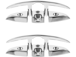 Cornamusas Plegables De Acero Inoxidable Para Embarcaciones (2 Unidades)