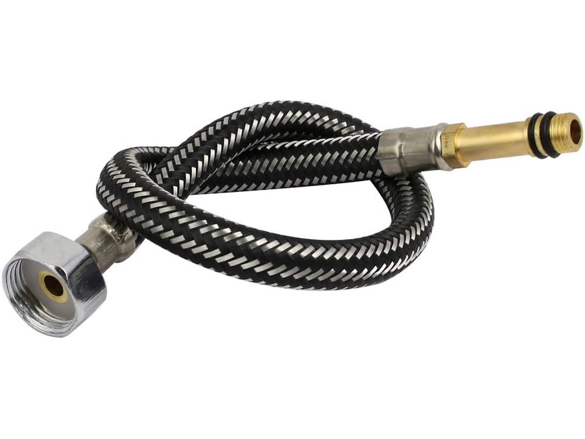 Conector de grifo para manguera de nailon trenzado de 40 cm en acero inoxidable 304, 20 mm F1/2'' 'g1/2' CHABERLU