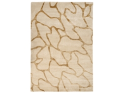 Alfombra de pelo corto BELIANI Makola de Viscosa Beige 160x230