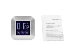 Temporizador Electrónico De Cocina Con Pantalla Táctil Y Gran Pantalla Led, Diseño Ligero Y Compacto.