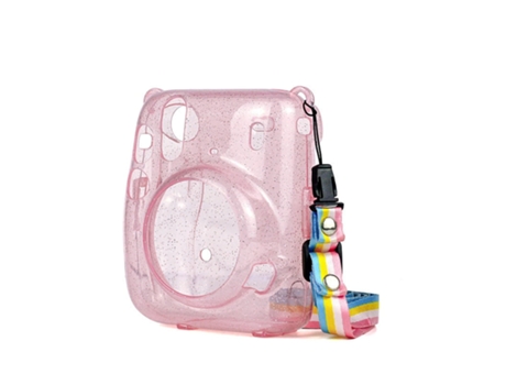 Bolsa para Cámara SLOWMOOSE Transparente Instax Mini 11 de Cristal (Rosa)