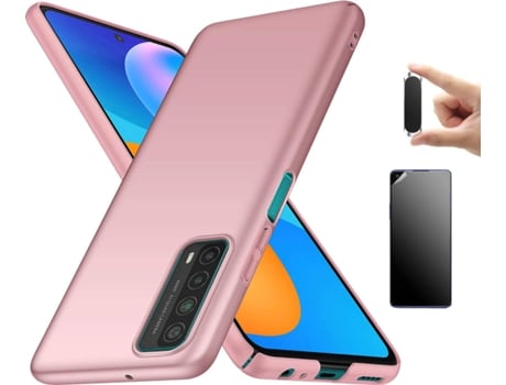 Funda + Protector de Pantalla + Soporte Magnético Oppo Find X3 NEO Turtleshell Rosa