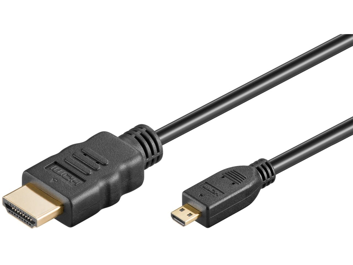 Cable Hdmi 2.0 – Micro Hdmi 4K Uhd 1 Metro Negro – GOOBAY