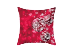 Serie Navideña Estilo Rojo Funda Decorativa de Almohada