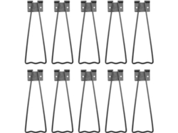 Juego 10 Soportes Metálicos Marcos Fotos Hierro Negro Formato Grande 12 Pulgadas Soporte Trasero Estable