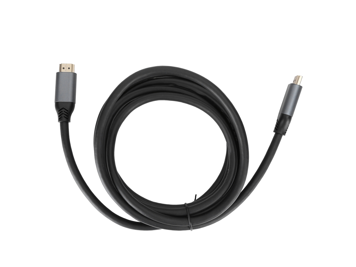 Cabo Adaptador Hdmi Para Hdmi 2.1 3m 8k 48gbps Transmissão Estável Com Múltiplas Blindagens Pvc