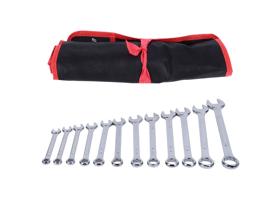 Juego De 12 Llaves Combinadas De Acero De 8 A 22 Mm Para Herramientas De Reparación De Automóviles.