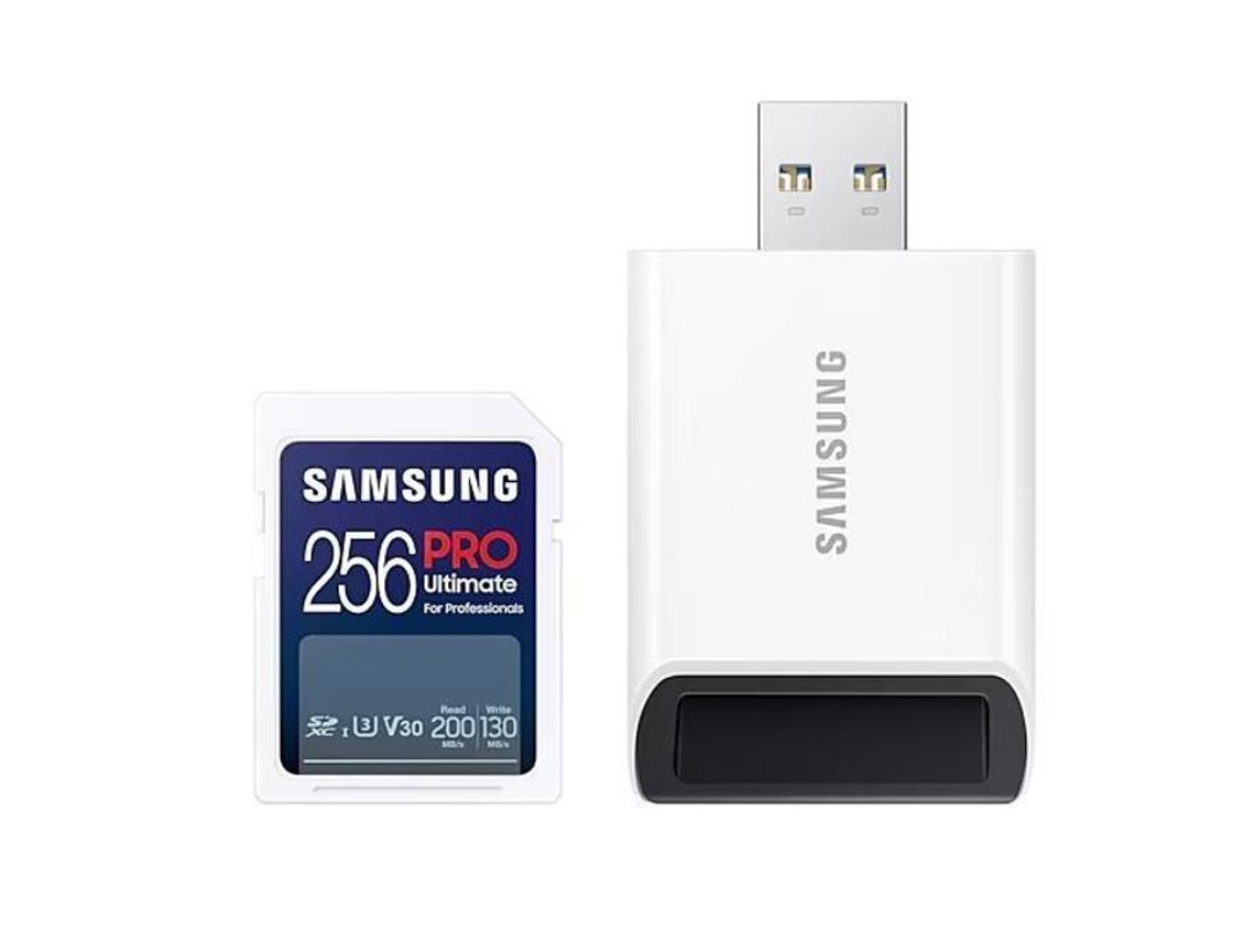 Tarjeta De Memoria Memoria Flash Samsung Mb Sy256sb/ww Lector De Tarjeta Sd 256gb Sdxc Pro Ultimate Retail (cl10)
