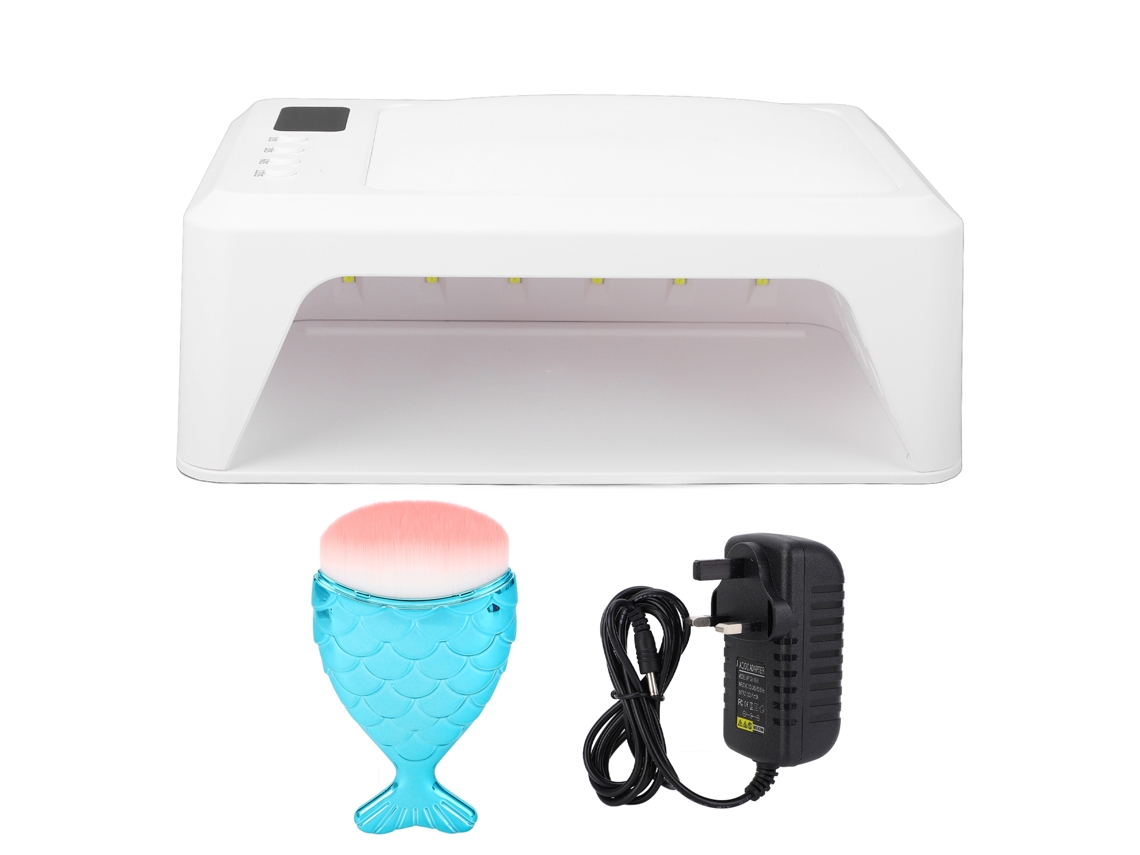 Rebe-lâmpada Uv Profissional Para Unhas Com Almofada De Braço, Secagem Rápida, 100-240v, Plugue Gb
