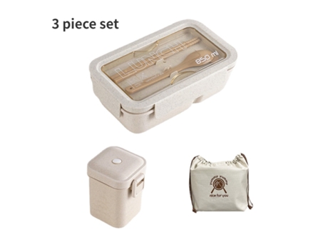 Geyecete caja bento con cubiertos