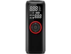 Compresor de aire - Bomba de aire eléctrica 3 veces más rápida que la de otros modelos batería recargable USB-C - negro IKIKSO