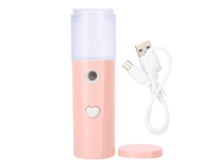 Spray Hidratante Facial Portátil Nano 30ml Recargable Por Usb Mister Facial