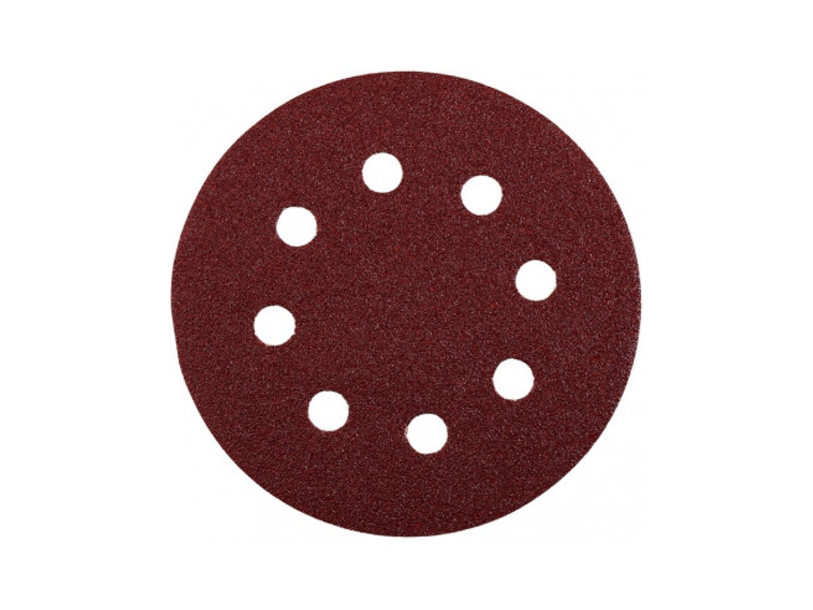 5 Discos Abrasivos Perforados125 Mm Gr 240 Quick-Stock KWB