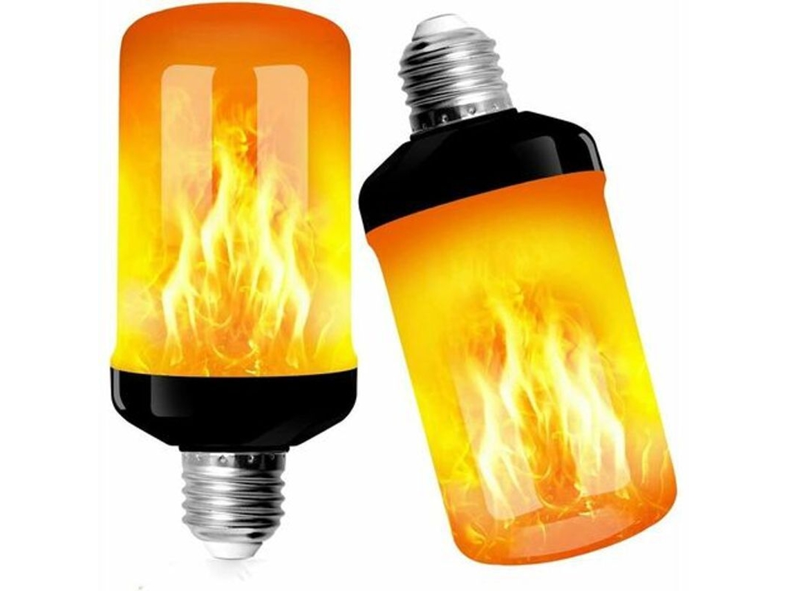 Bombillas Led E27 Con Efecto Llama, 4 Modos De Iluminación, Decoración Interior Y Exterior Para Halloween, Bodas Y Fiestas