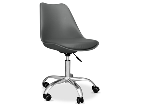Silla de Oficina con Ruedas Silla de Secretariado Giratoria Tulip ICONIK INTERIOR