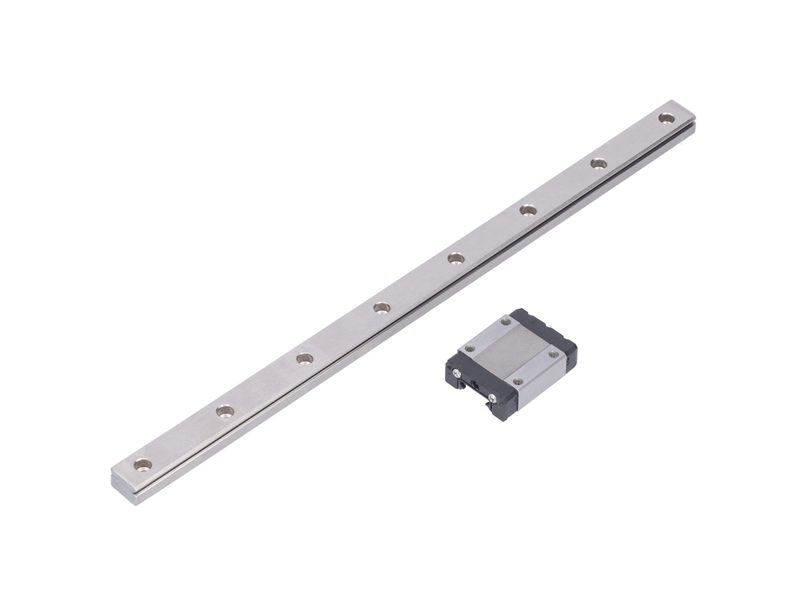 Trilho linear deslizante em aço MGN15C de 300 mm para impressoras 3D e máquinas CNC.