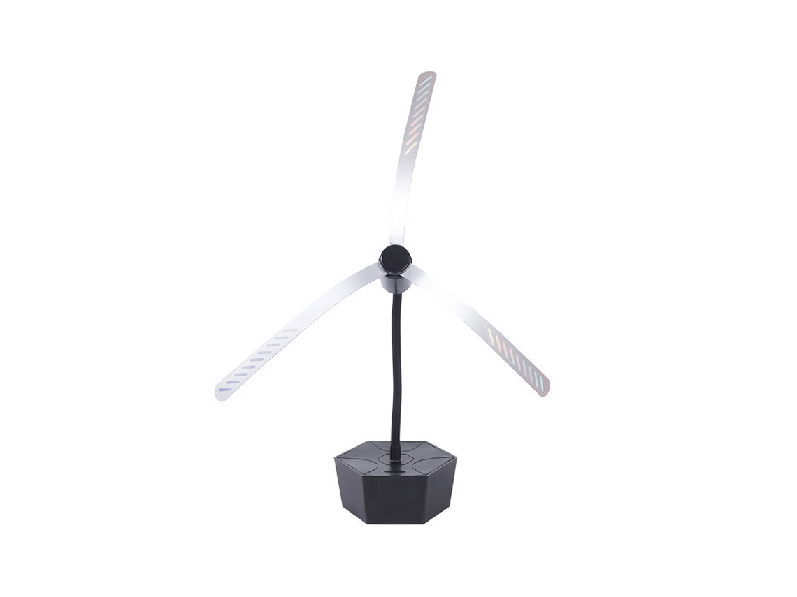 Repelente De Moscas Y Mosquitos Negro De 3 Palas, Recargable, Ventilador Repelente Físico Para Exterior